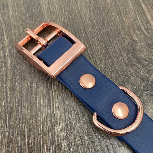Midnight Sunflowers Patterned Dog Collar