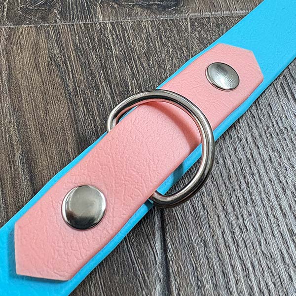 Sky Blue Waterproof Dog Collar
