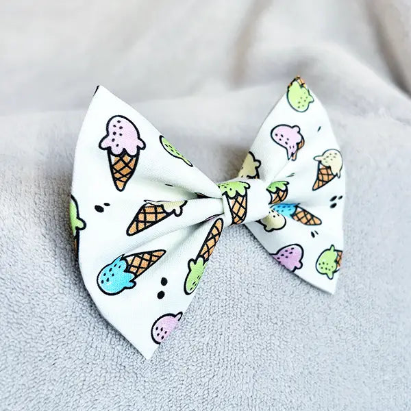 What's Your Flava? Ice Cream Dog Bow Tie