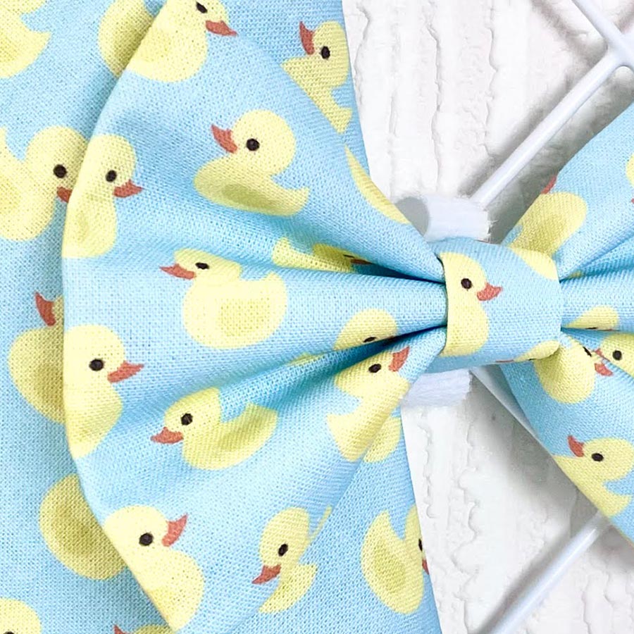 Rubber duck blue bow tie