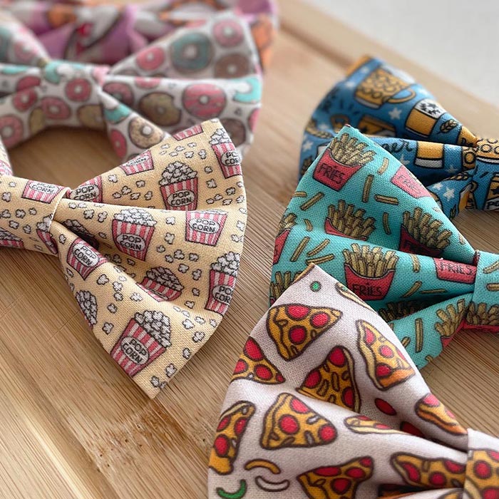 Snacks and Nibbles bow ties
