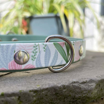 By The Riverside Patterned Dog Collar