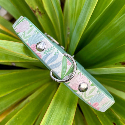 By The Riverside Patterned Dog Collar