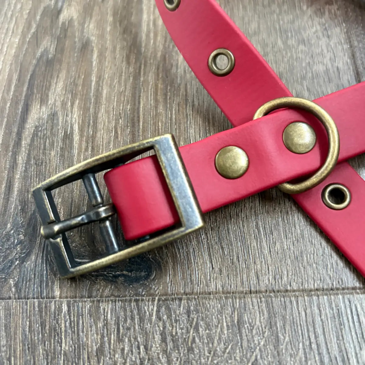 Crimson Red Waterproof Dog Collar
