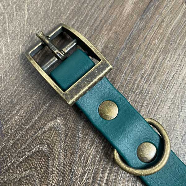 Golden Baubles Patterned Dog Collar