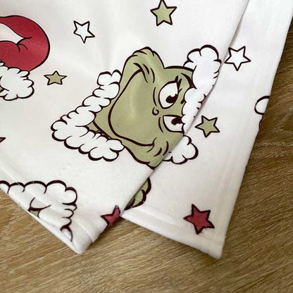 You & Pup He's Mean and Green Blanket