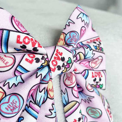 Love is Sweet Dog Bow Tie and Sailor Bow