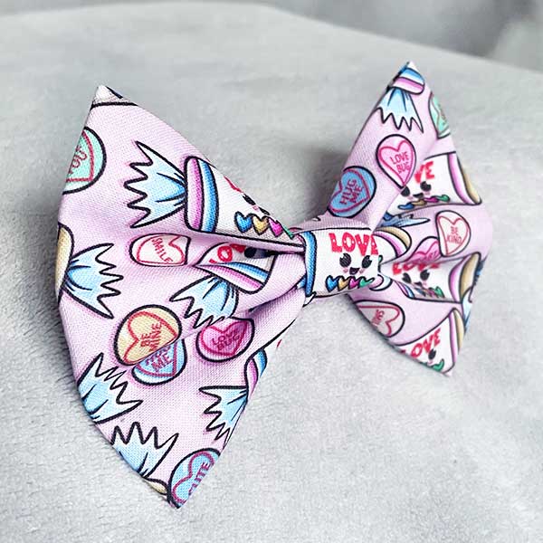 Love is Sweet Dog Bow Tie and Sailor Bow