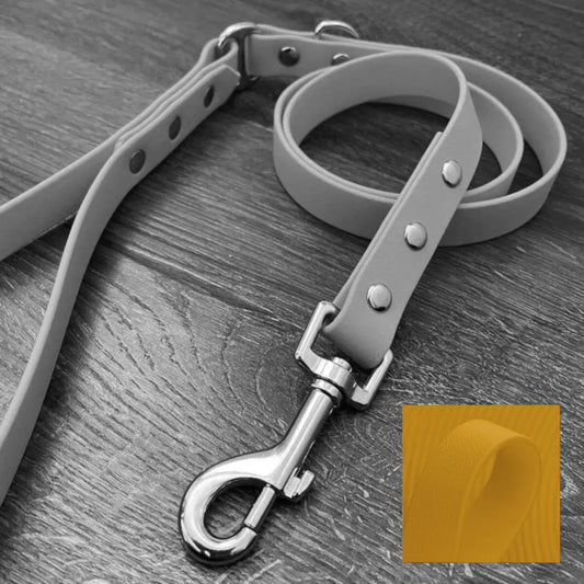 Mustard Yellow Waterproof Dog Lead