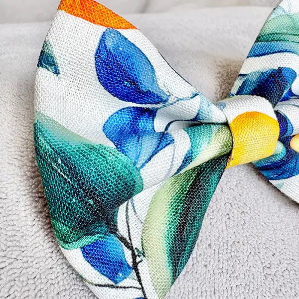 Oranges from Sardinia Dog Bow Tie