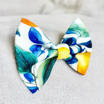 Oranges from Sardinia Dog Bow Tie