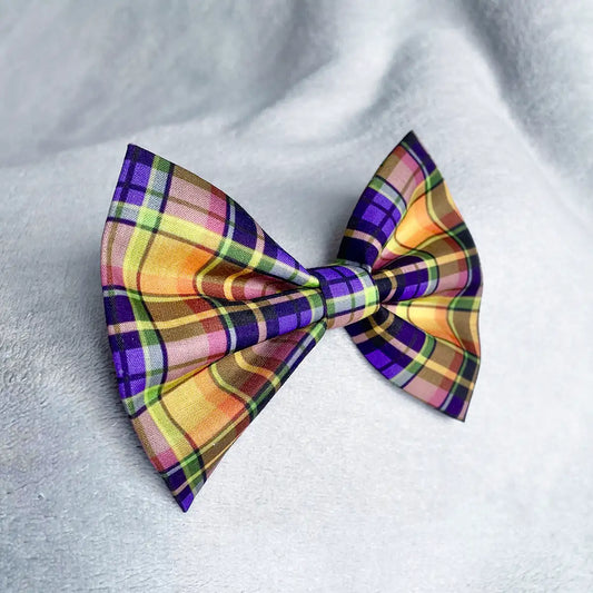 Perfectly Wicked Tartan Dog Bow Tie and Sailor Bow