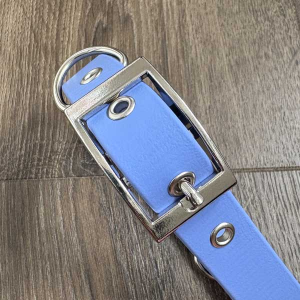Periwinkle Blue Waterproof Dog Collar