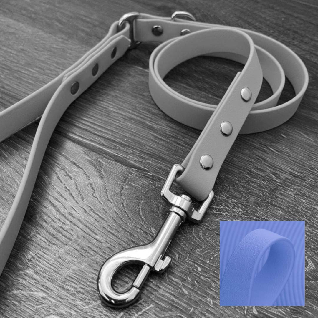 Periwinkle Blue Waterproof Dog Lead
