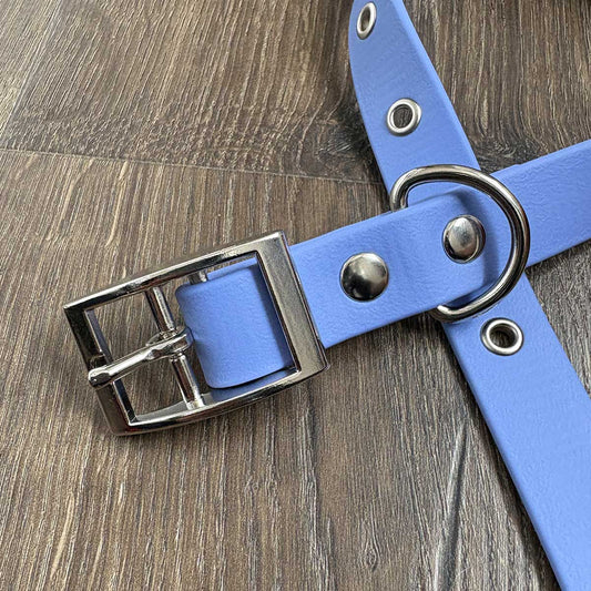 Periwinkle Blue Waterproof Dog Collar