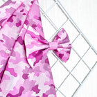 Pink Camo Girl Bea Dog Bow Tie