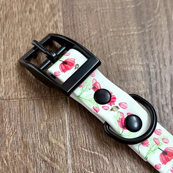 Poppy Perfect Patterned Dog Collar