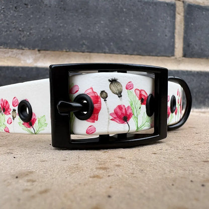Poppy Perfect Patterned Dog Collar