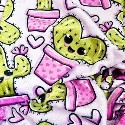 You & Pup Prickle My Fancy Cactus Blanket