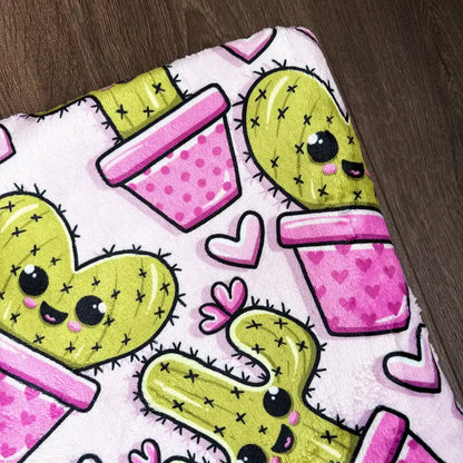 You & Pup Prickle My Fancy Cactus Blanket