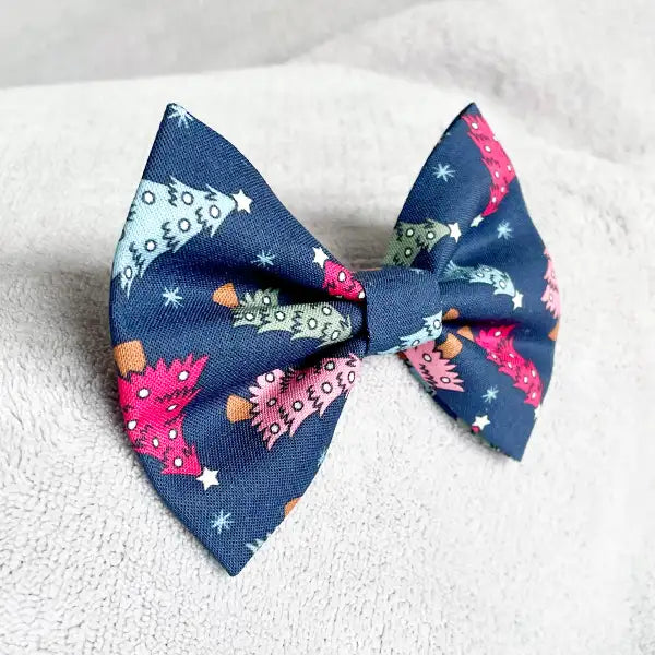 Rocking the Christmas Tree Dog Bow Tie