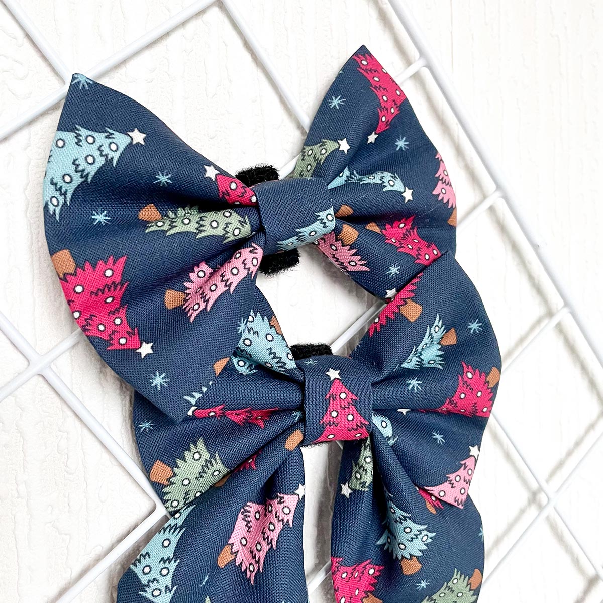Rocking the Christmas Tree Dog Bow Tie and Sailor Bow