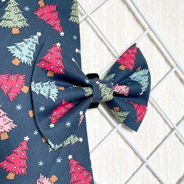 Rocking the Christmas Tree Dog Bow Tie and Sailor Bow