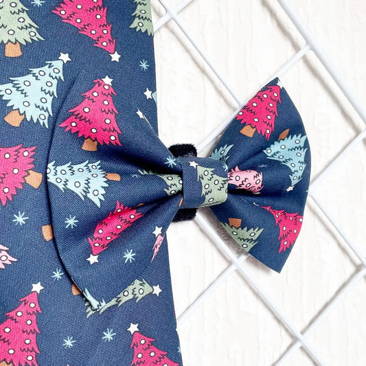 Rocking the Christmas Tree Dog Bow Tie