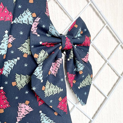 Rocking the Christmas Tree Dog Bow Tie and Sailor Bow