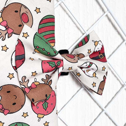 Shake your Baubles Dog Bow Tie and Sailor Bow