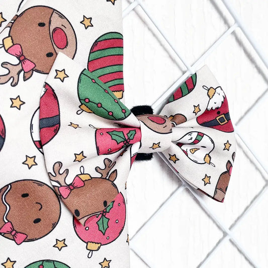 Shake your Baubles Dog Bow Tie