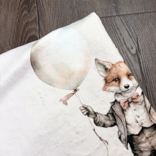 You & Pup The Vintage Fox Blanket